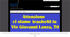 Desktop Screenshot of donninicoltelleria.it